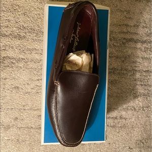 Silvano Lattanzi Brown Leather Driver Loafers